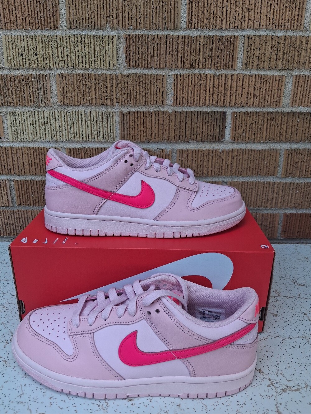 Brand New Nike Dunk Pink Gs 5.5Y Womens 7 - Picture 3 of 7